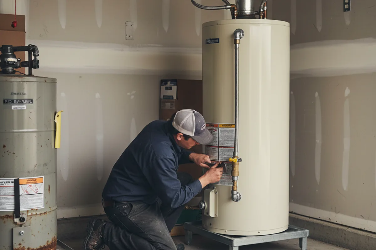 Water heater and shutoff valve replacement in Colfax